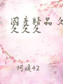 国产精品 久久久久久