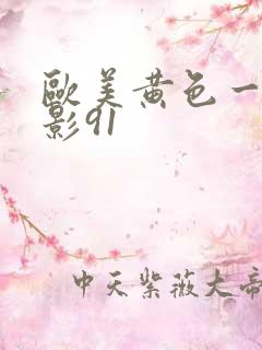 欧美黄色一级电影91