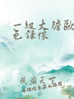 一级大胆欧美黄色录像