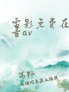 电影免费在线观看av