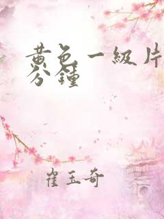 黄色一级片30分钟