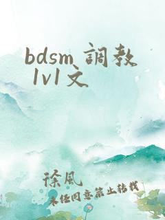 bdsm 调教 1v1文