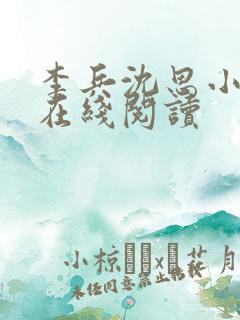 李兵沈思小说 在线阅读