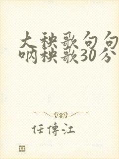 大秧歌句句双唢呐秧歌30分钟
