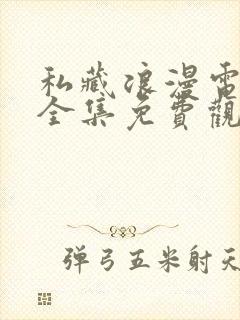 私藏浪漫电视剧全集免费观看完整版