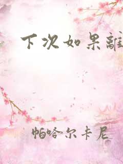 下次如果离开你