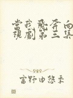 当我飞奔向你电视剧第三集免费观看