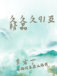 久久久91亚洲精品