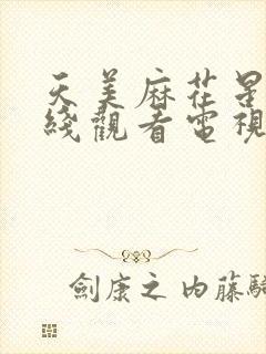 天美麻花星空在线观看电视剧