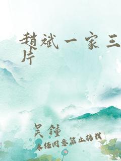 赵斌一家三口照片