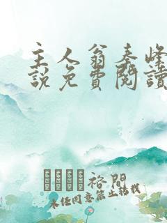 主人翁秦峰的小说免费阅读