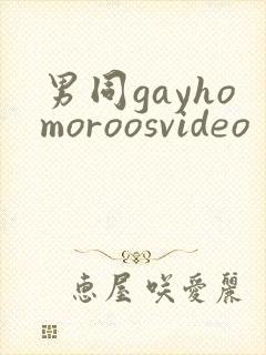 男同gayhomoroosvideo