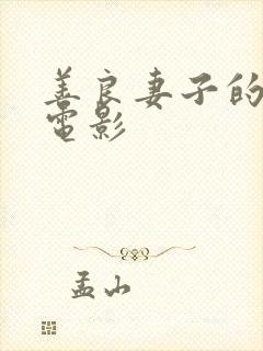 善良妻子的朋友电影