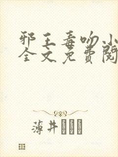 邪王毒吻小狂妃全文免费阅读