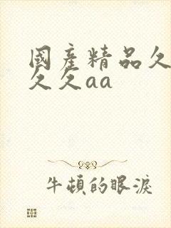 国产精品久久久久久aa