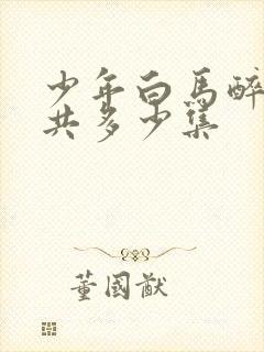 少年白马醉春风共多少集