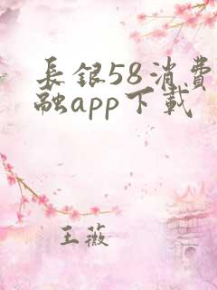 长银58消费金融app下载
