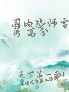 国内恐怖电影推荐 高分