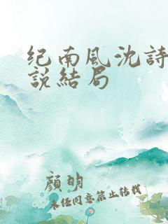 纪南风沈诗澜小说结局
