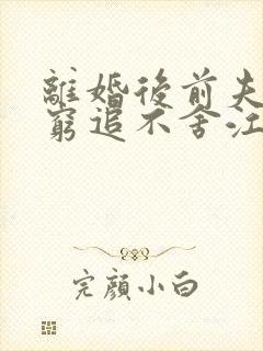 离婚后前夫对我穷追不舍江云川温初颜