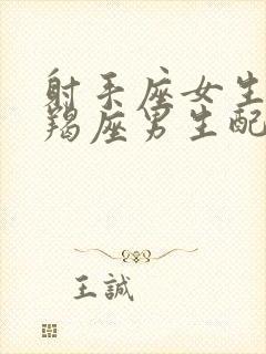 射手座女生和摩羯座男生配对指数