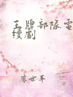 王牌部队电视连续剧