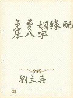 免费姻缘配对生辰八字