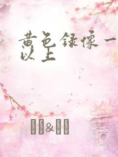 黄色录像一级片以上