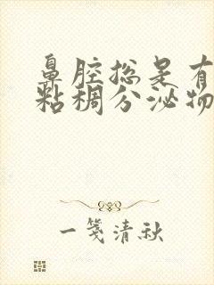 鼻腔总是有黄色粘稠分泌物怎么回事