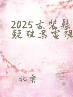 2025古装悬疑破案电视剧