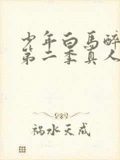 少年白马醉春风第二季真人版