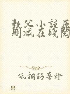 教父小说原著无删减在线阅读