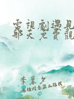 电视剧遇见你的那天免费观看