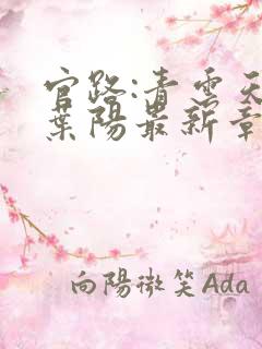 官路:青云天骄叶阳最新章节在线阅读