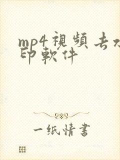 mp4视频去水印软件