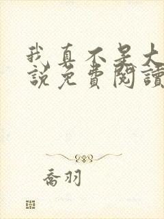 我真不是大佬小说免费阅读