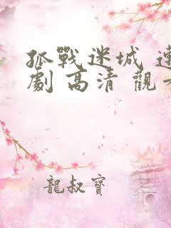 孤战迷城 连续剧 高清 观看