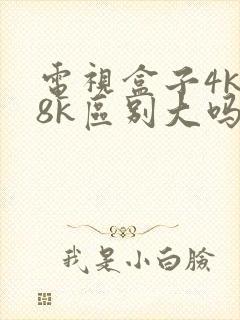 电视盒子4k和8k区别大吗