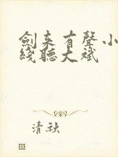 剑来有声小说在线听大斌