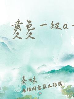 黄色一级a一片久久
