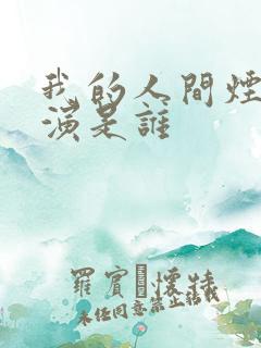 我的人间烟火主演是谁