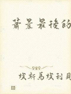 萧晨最后的结局