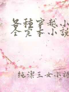 各种穿越小说大全完本小说