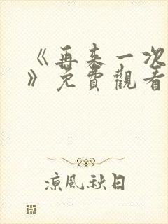 《再来一次好吗》免费观看日剧