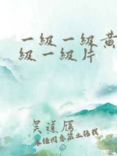 一级一级黄色一级一级片