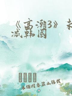 《高潮3》未删减韩国