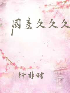 国产久久久精品1