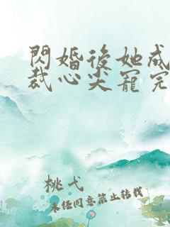 闪婚后她成了总裁心尖宠完整版