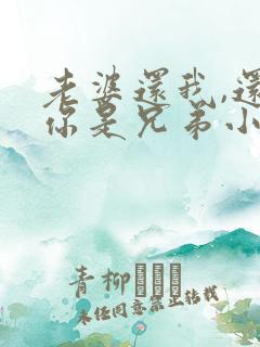 老婆还我,还当你是兄弟小说免费阅读