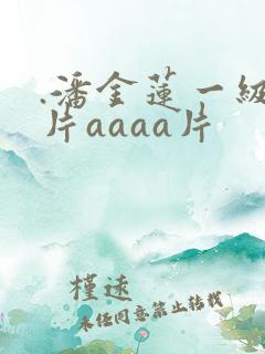 .潘金莲一级淫片aaaa片